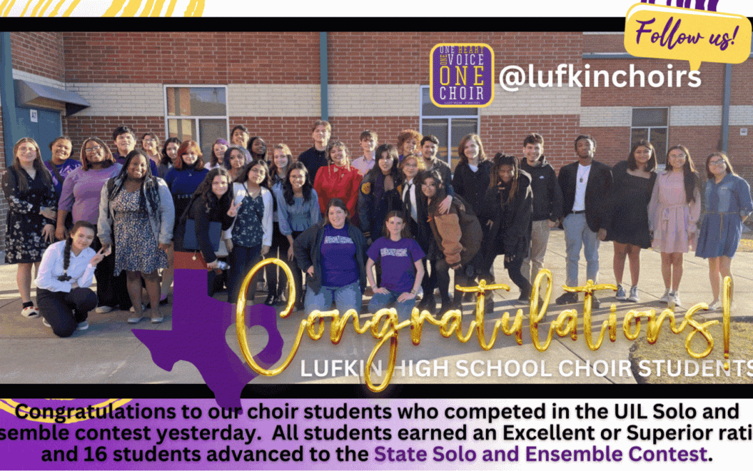 Congratulations LHS Choir Students!