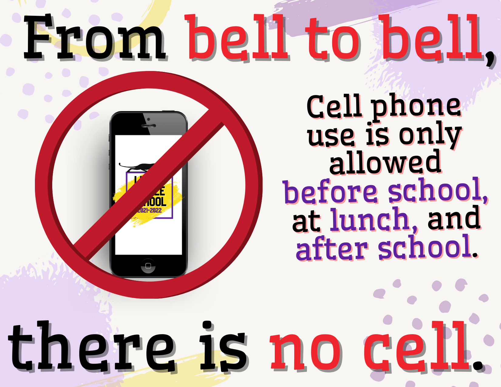no cell phone policy at school