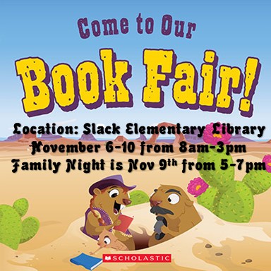 Wild West Book Fair November 6-10, 2017