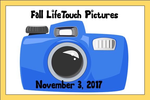 LifeTouch Fall Pictures will be November 3, 2017